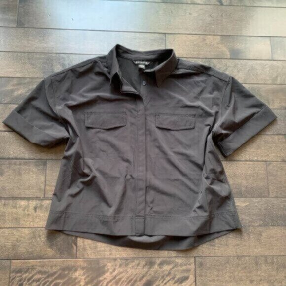 Athleta Button Down Tech Shirt - Picture 1 of 2